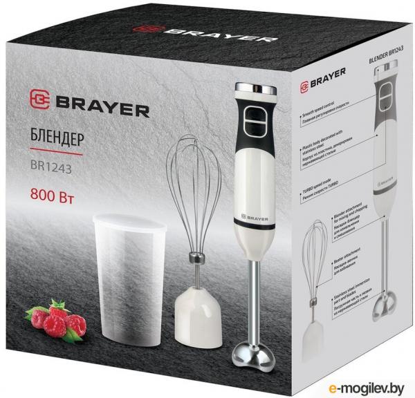 картинка BRAYER BR1243 (800 Вт,нерж лез, 2ск.,, венч,  700 стак)блендер в интернет-магазине  BTK-shop.ru Судак