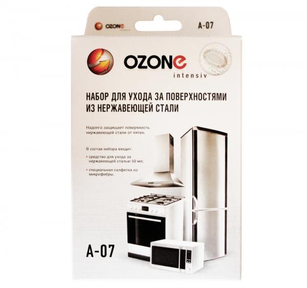 картинка OZONE A-07 1шт.срей 50мл.Набор для ухода за поверхностями из нержавеющей стали  в интернет-магазине  BTK-shop.ru Судак